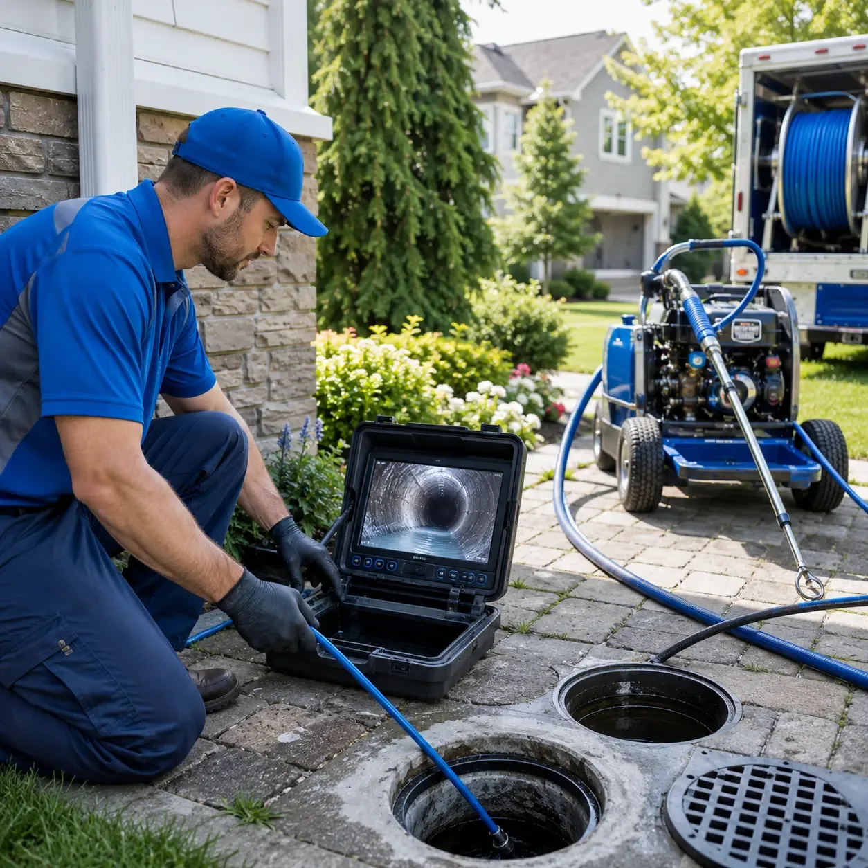 Outdoor drain cleaning professionals serving Needville, TX